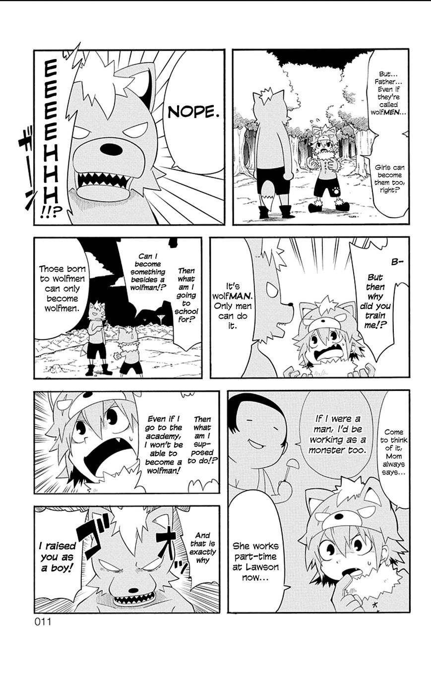 Gakumon! - Ookami Shoujo wa Kujikenai Chapter 1 page 11 - Chapter 1