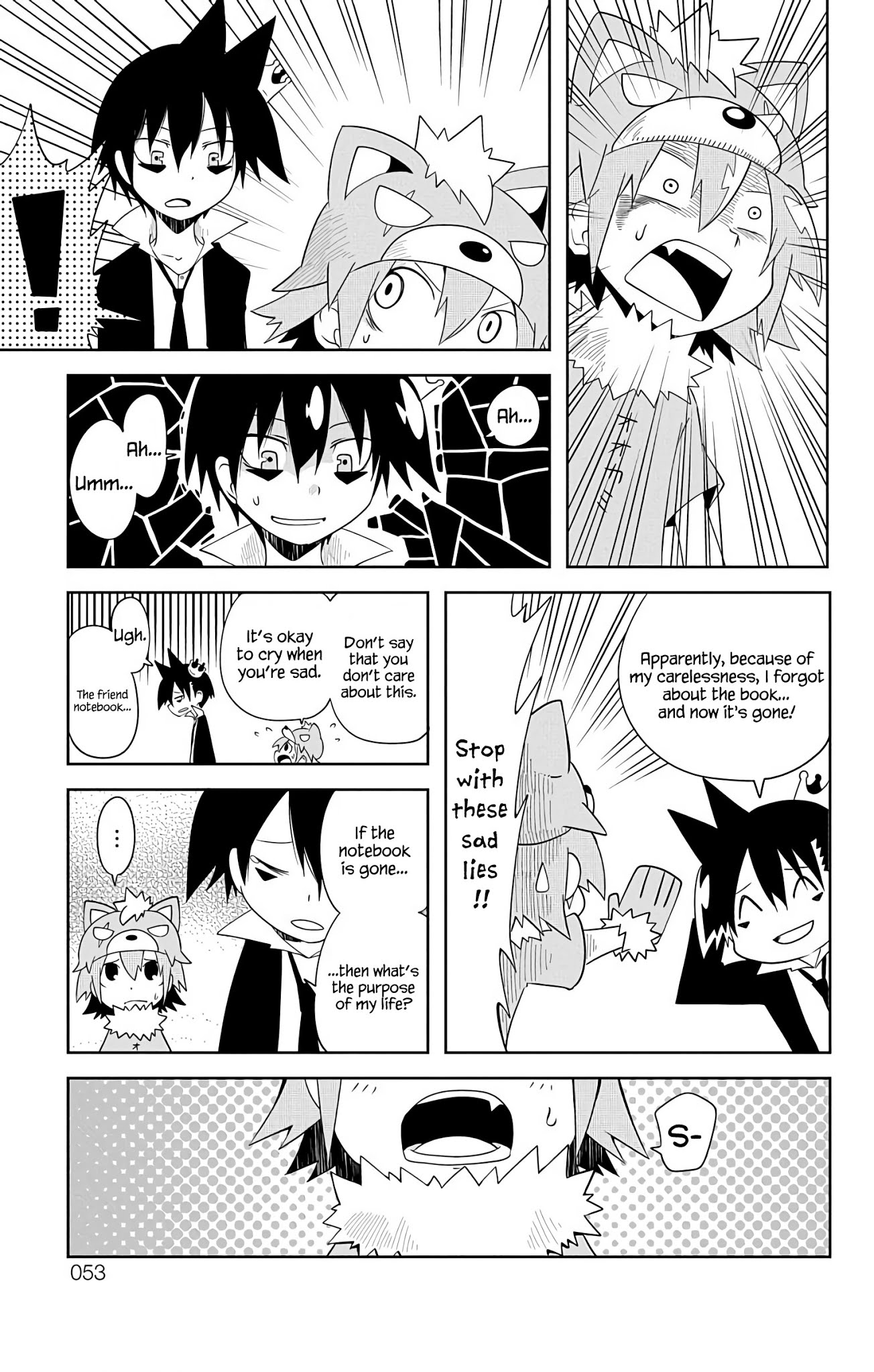 Gakumon! - Ookami Shoujo wa Kujikenai Chapter 4 page 8 - Chapter 4: Friendship Notebook