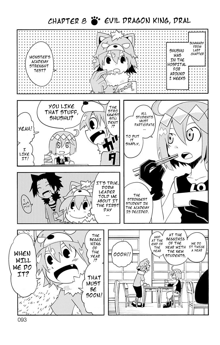 Gakumon! - Ookami Shoujo wa Kujikenai Chapter 8 page 1 - Chapter 8: Evil Dragon King, Dral.