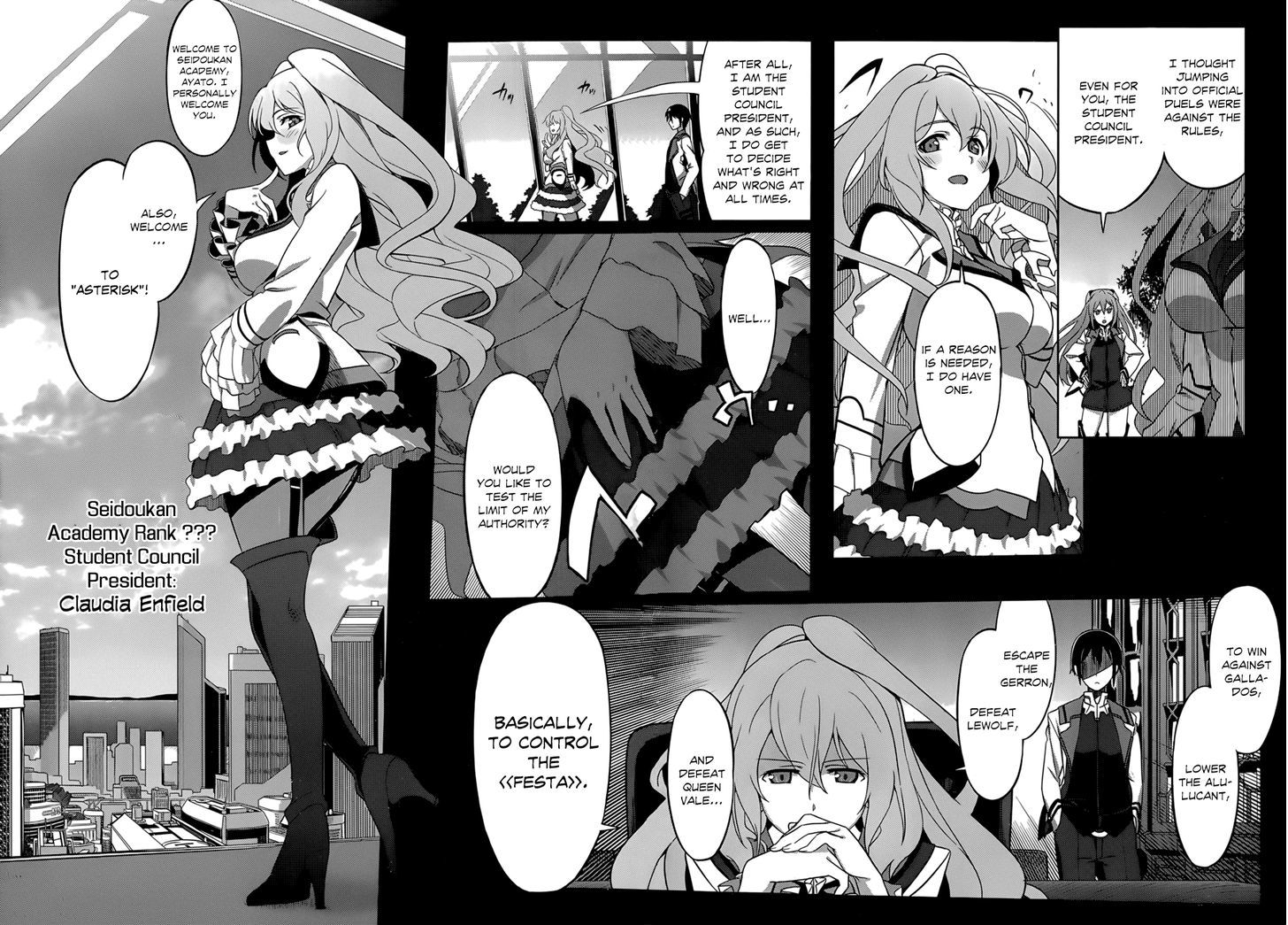 Gakusen Toshi Asterisk Chapter 0 page 6 - Chapter 0