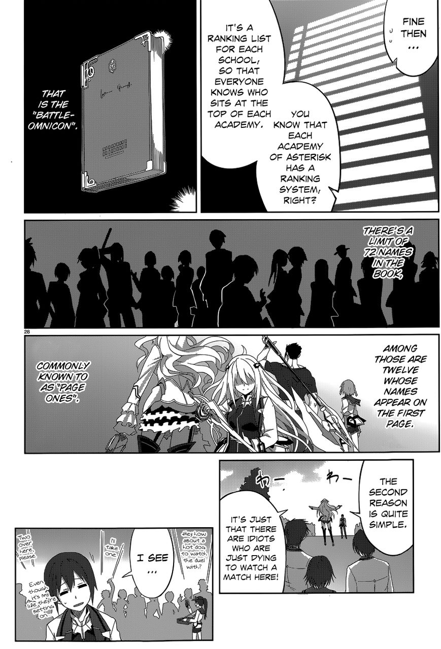Gakusen Toshi Asterisk Chapter 1 page 26 - Chapter 1