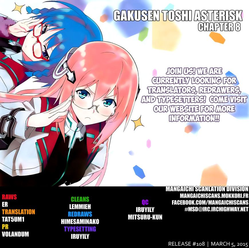 Gakusen Toshi Asterisk Chapter 10 page 1 - Chapter 10