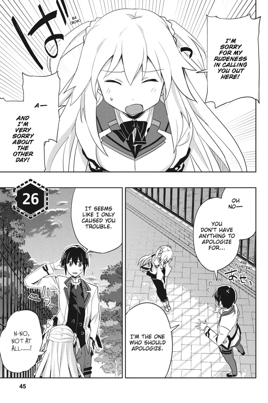 Gakusen Toshi Asterisk Chapter 26 page 1 - Chapter 26