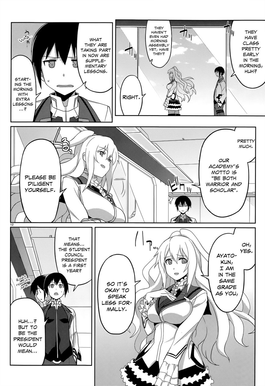 Gakusen Toshi Asterisk Chapter 3 page 13 - Chapter 3