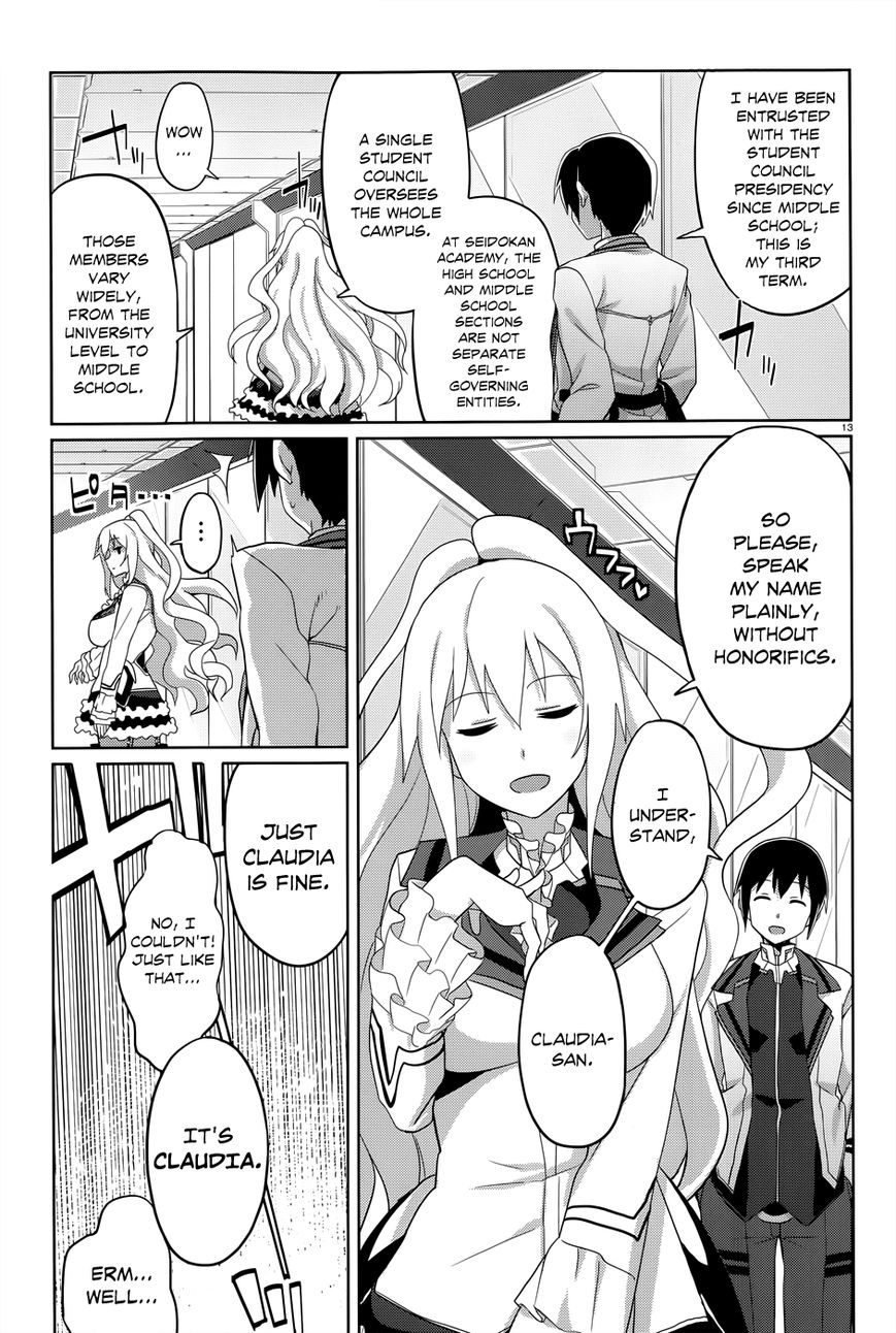 Gakusen Toshi Asterisk Chapter 3 page 14 - Chapter 3
