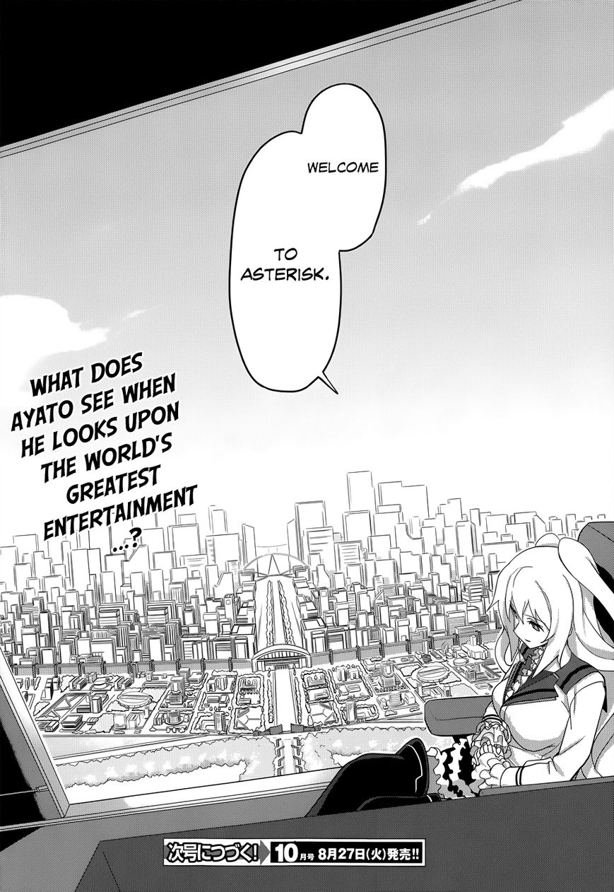 Gakusen Toshi Asterisk Chapter 3 page 19 - Chapter 3