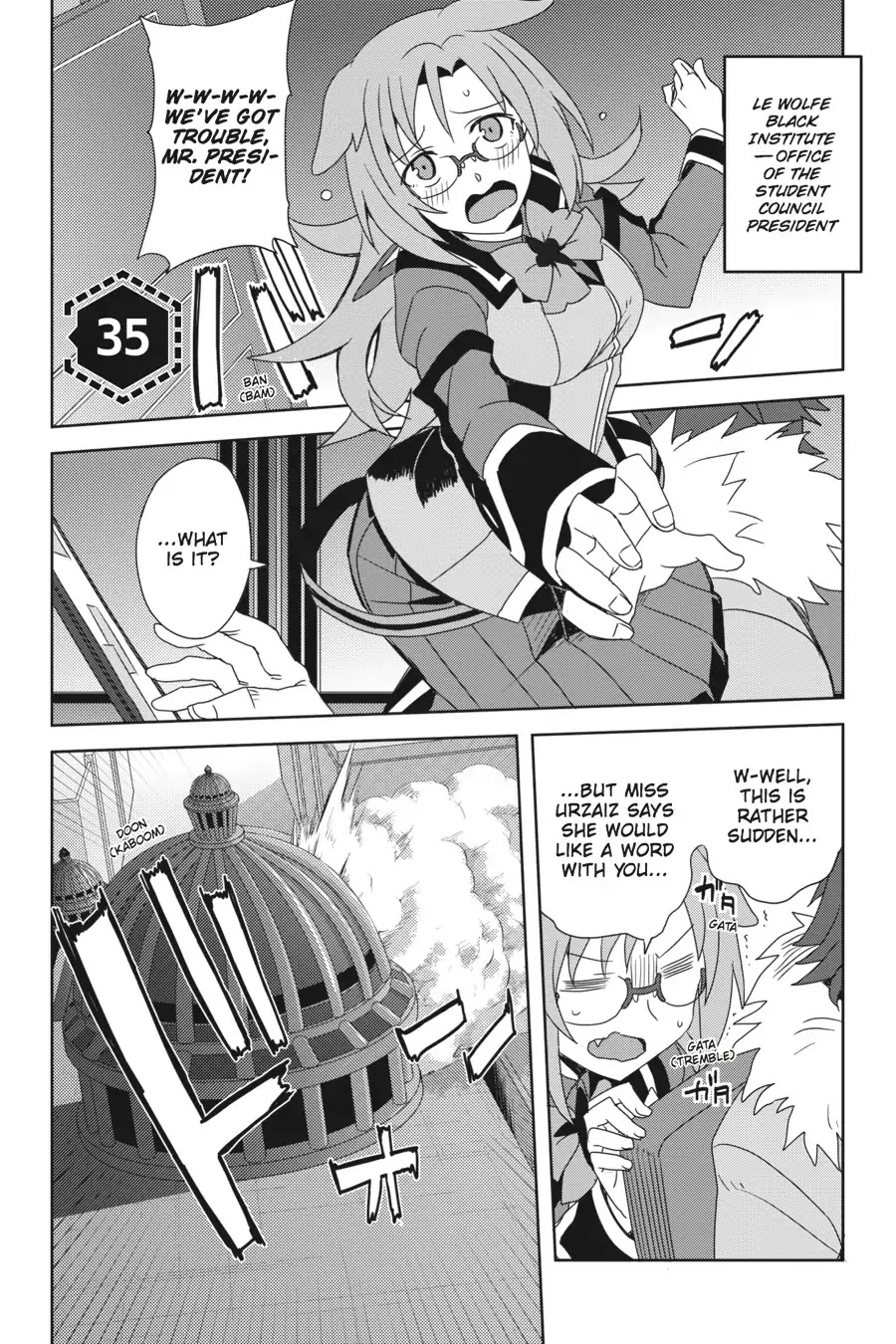 Gakusen Toshi Asterisk Chapter 35 page 1 - Chapter 35