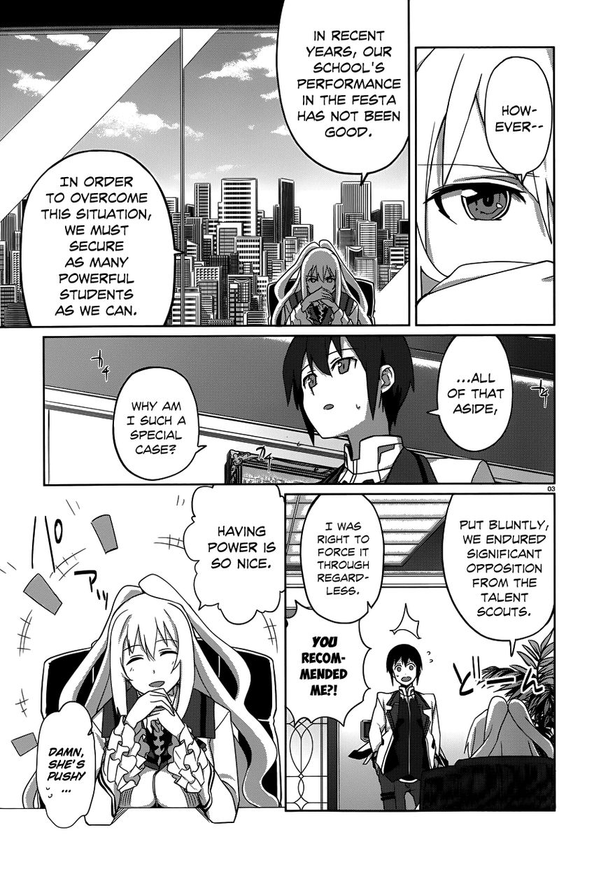 Gakusen Toshi Asterisk Chapter 4 page 4 - Chapter 4
