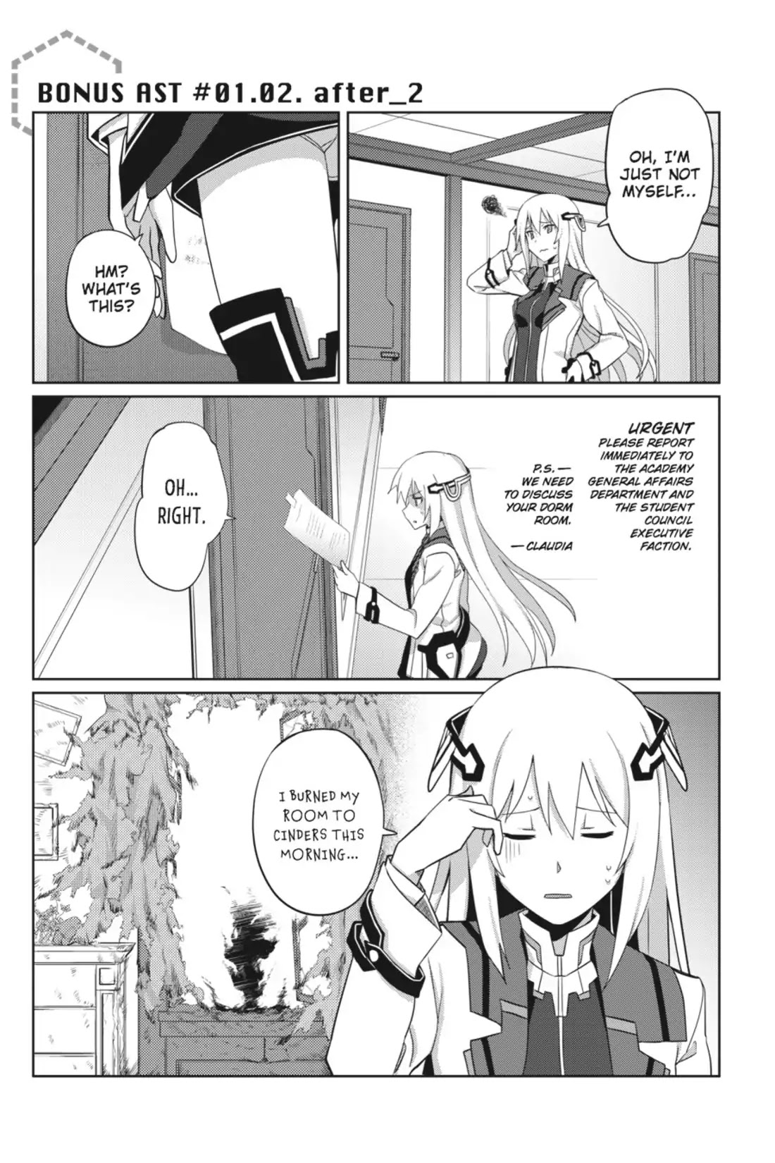 Gakusen Toshi Asterisk Chapter 7.5 page 2 - Vol.1 Chapter EX