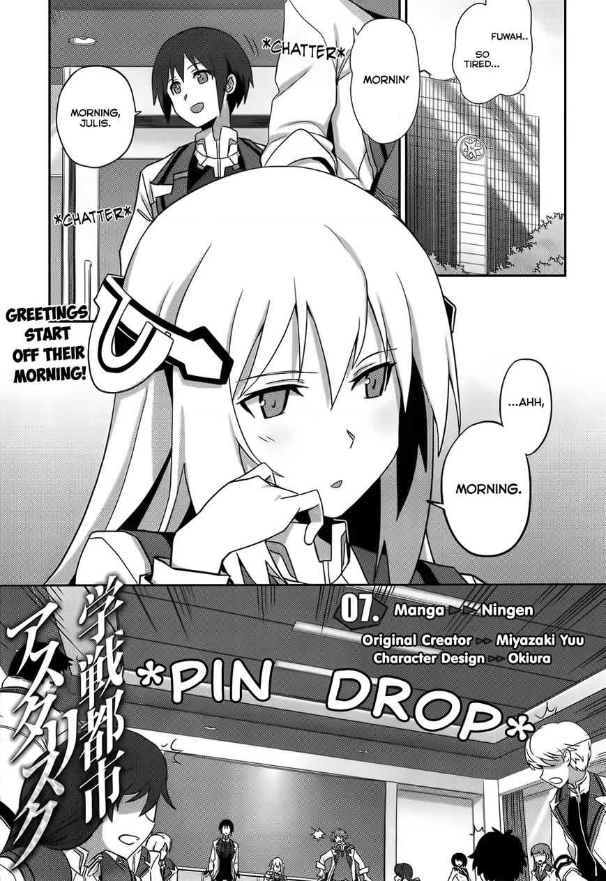 Gakusen Toshi Asterisk Chapter 7 page 2 - Chapter 7