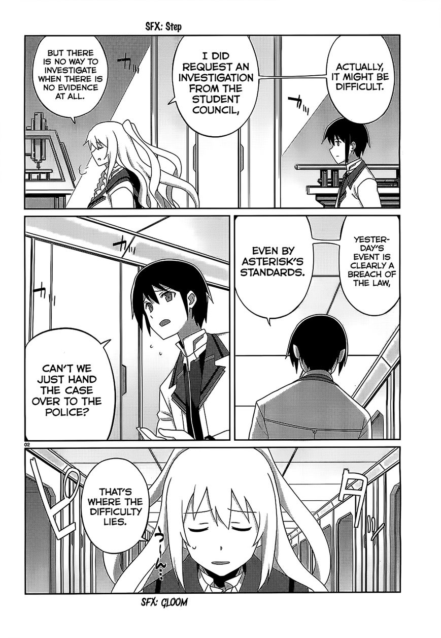Gakusen Toshi Asterisk Chapter 9 page 2 - Chapter 9