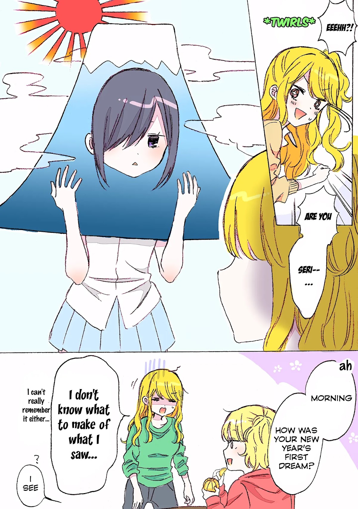 Gal and otaku can't understand each other Chapter 8.5 page 2 - Chapter Extra: 2019 New Year