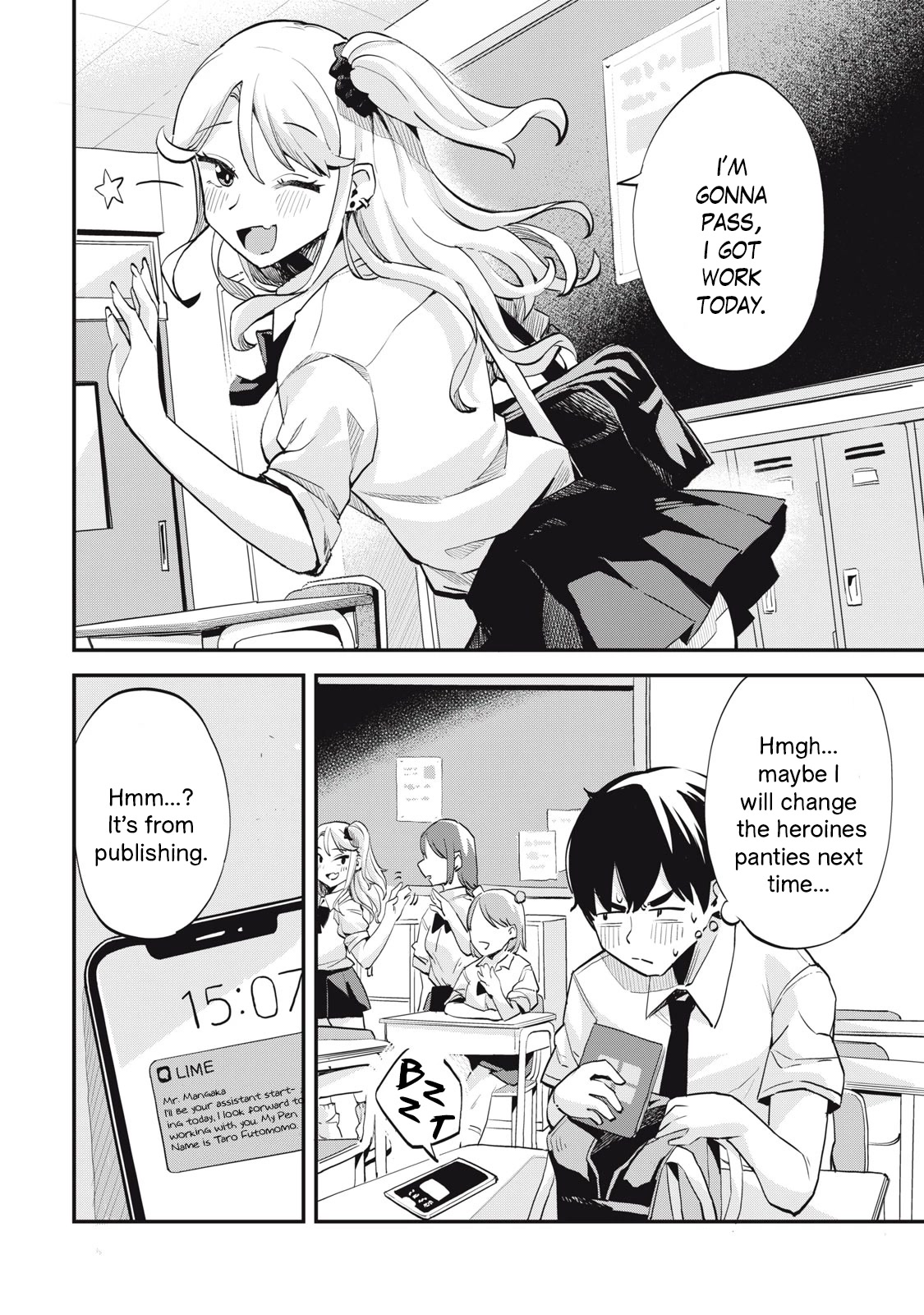 Gal Assistant Chapter 1 page 12 - Chapter 1: Seriously, a mangaka!?