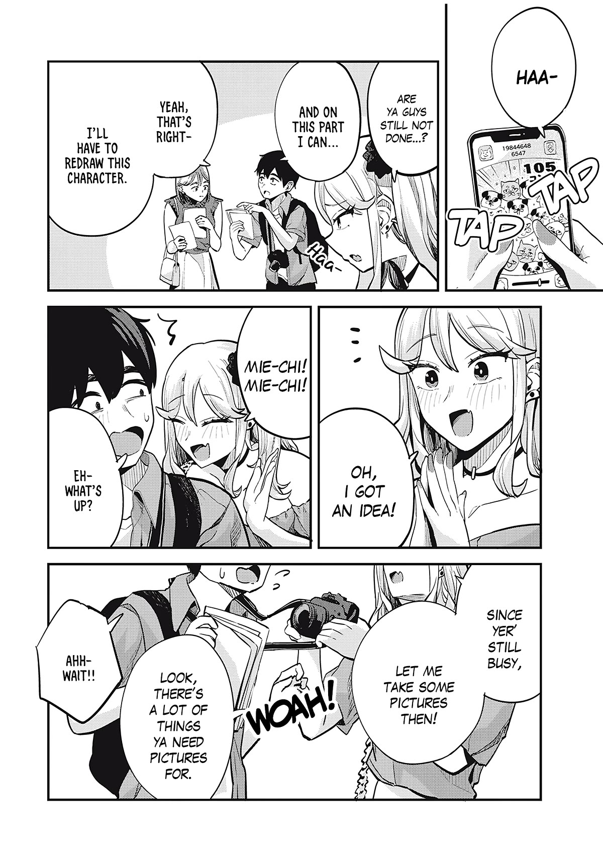 Gal Assistant Chapter 18 page 12 - Chapter 18: Am I weighin' ya down...?
