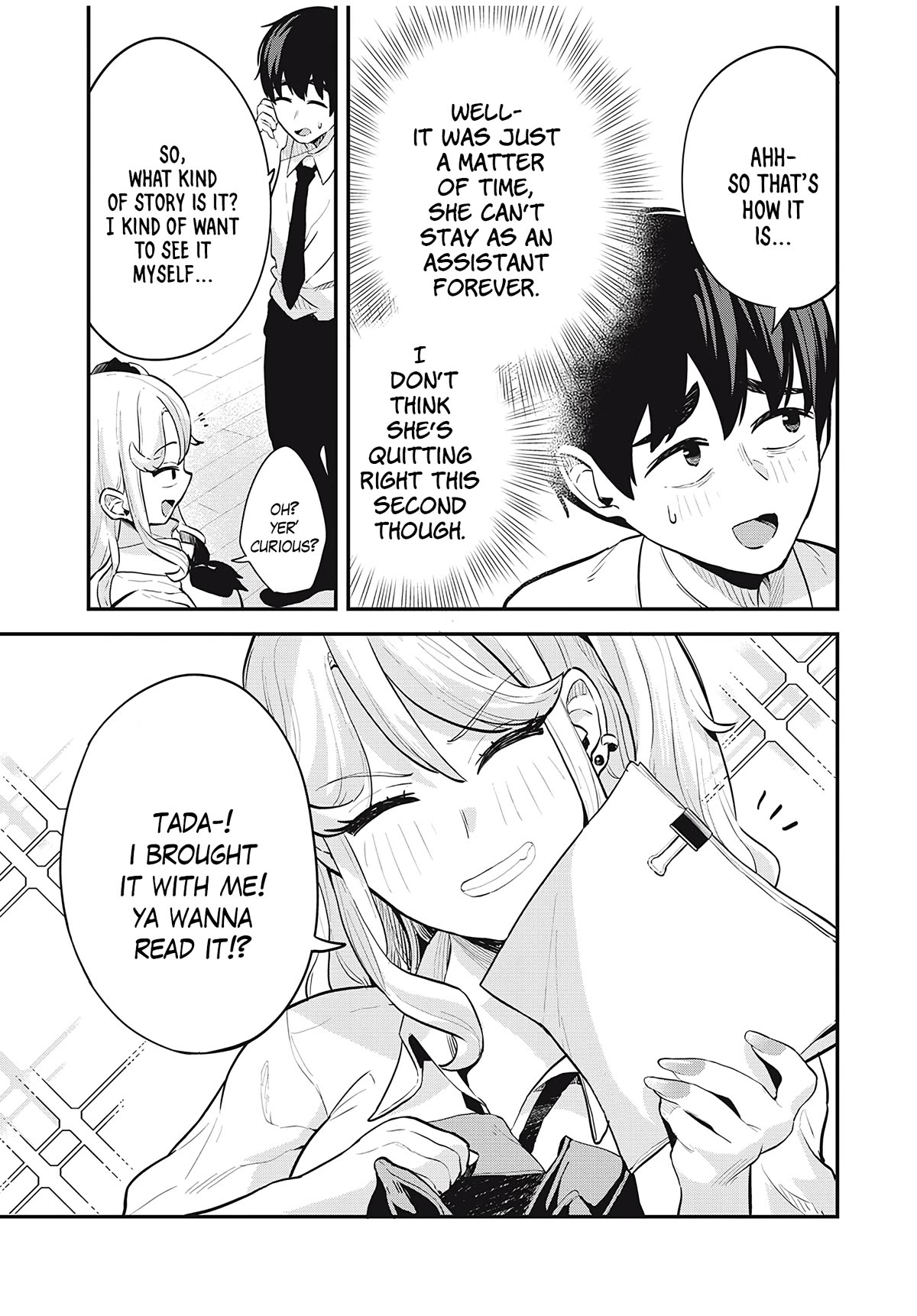 Gal Assistant Chapter 24 page 3 - Chapter 24: Let me hear what ya think!
