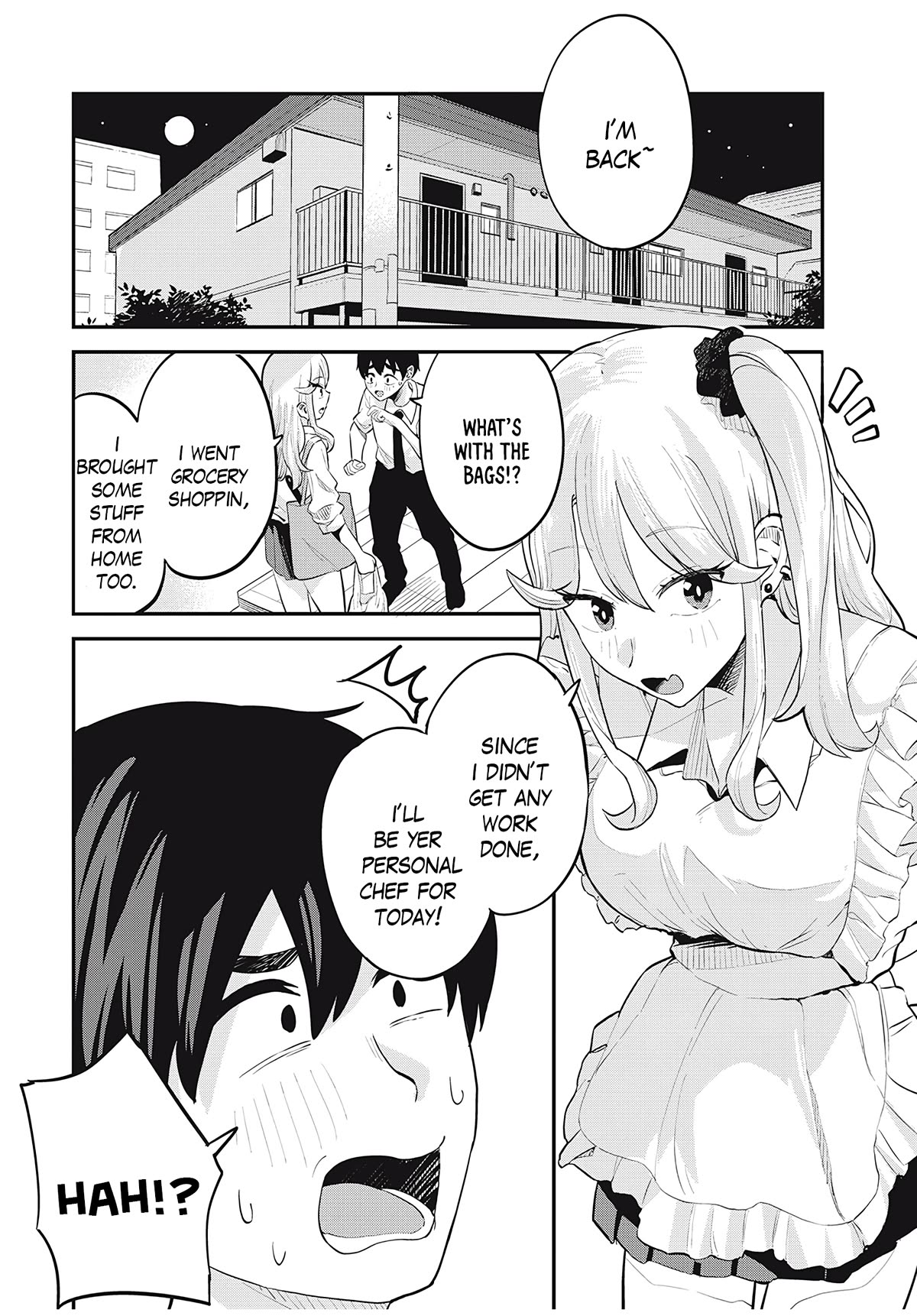 Gal Assistant Chapter 27 page 8 - Chapter 27: Where to draw the line