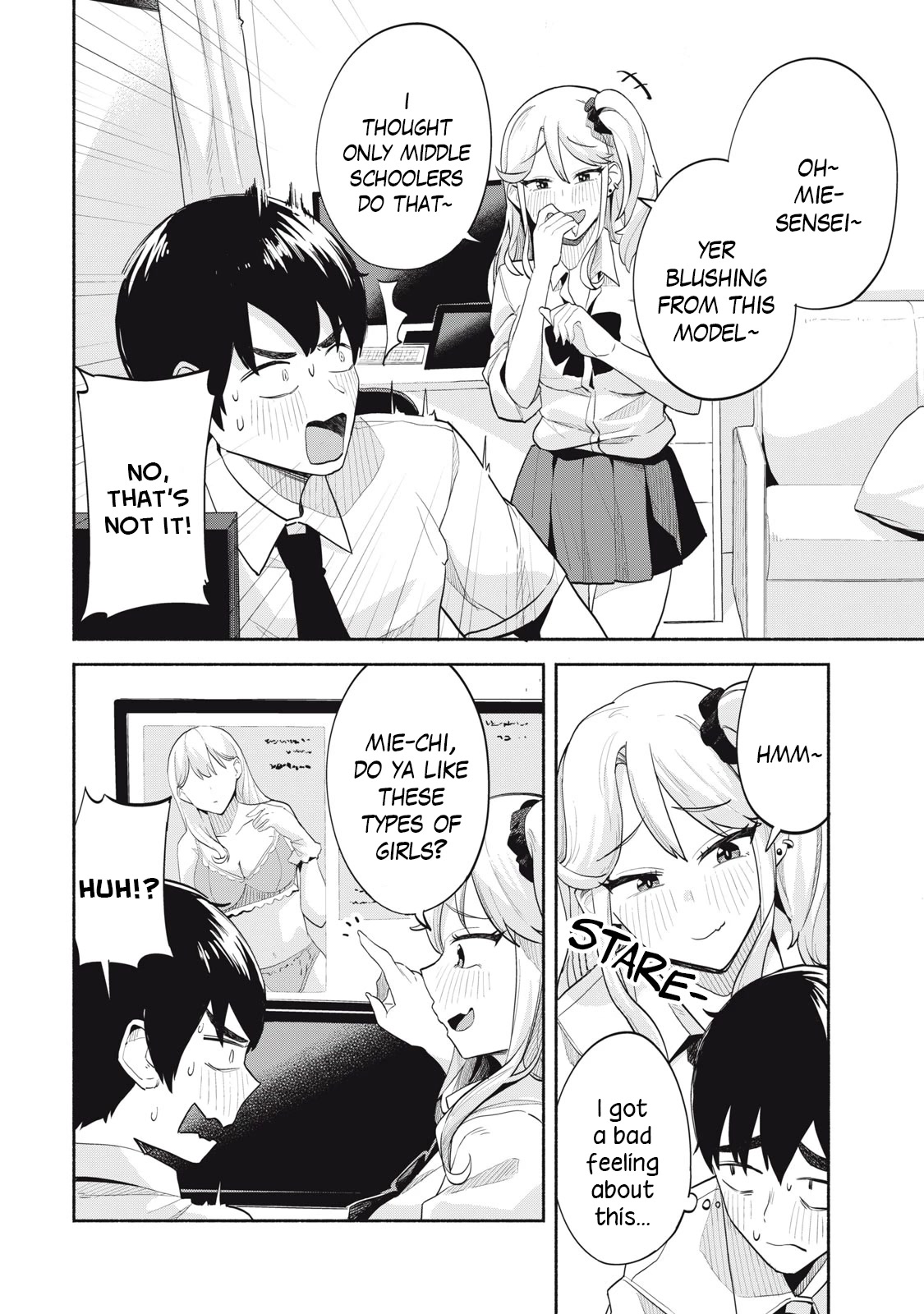 Gal Assistant Chapter 4 page 2 - Chapter 4: What kind do ya like?