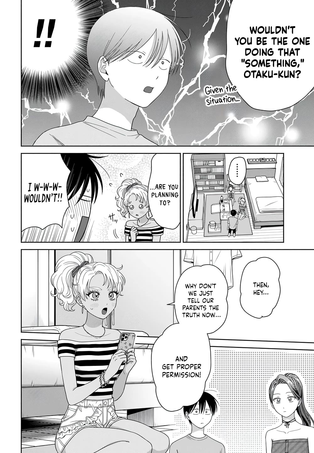 Gal Can’t Be Kind to Otaku!? Chapter 101 page 2 - Chapter 101: Otaku & Gyaru & Permission to Stay Over