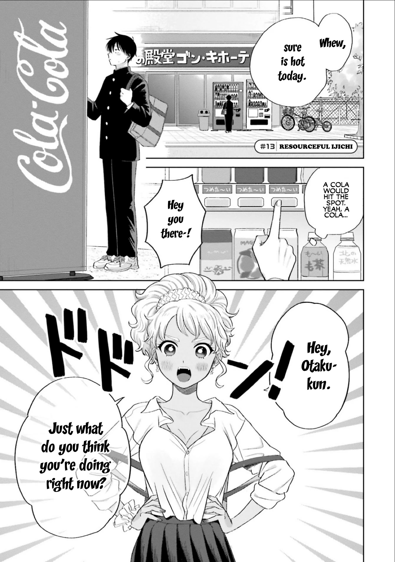 Gal Can’t Be Kind to Otaku!? Chapter 3 page 13 - Chapter 3: Otaku & Gyaru & Off-Campus Life