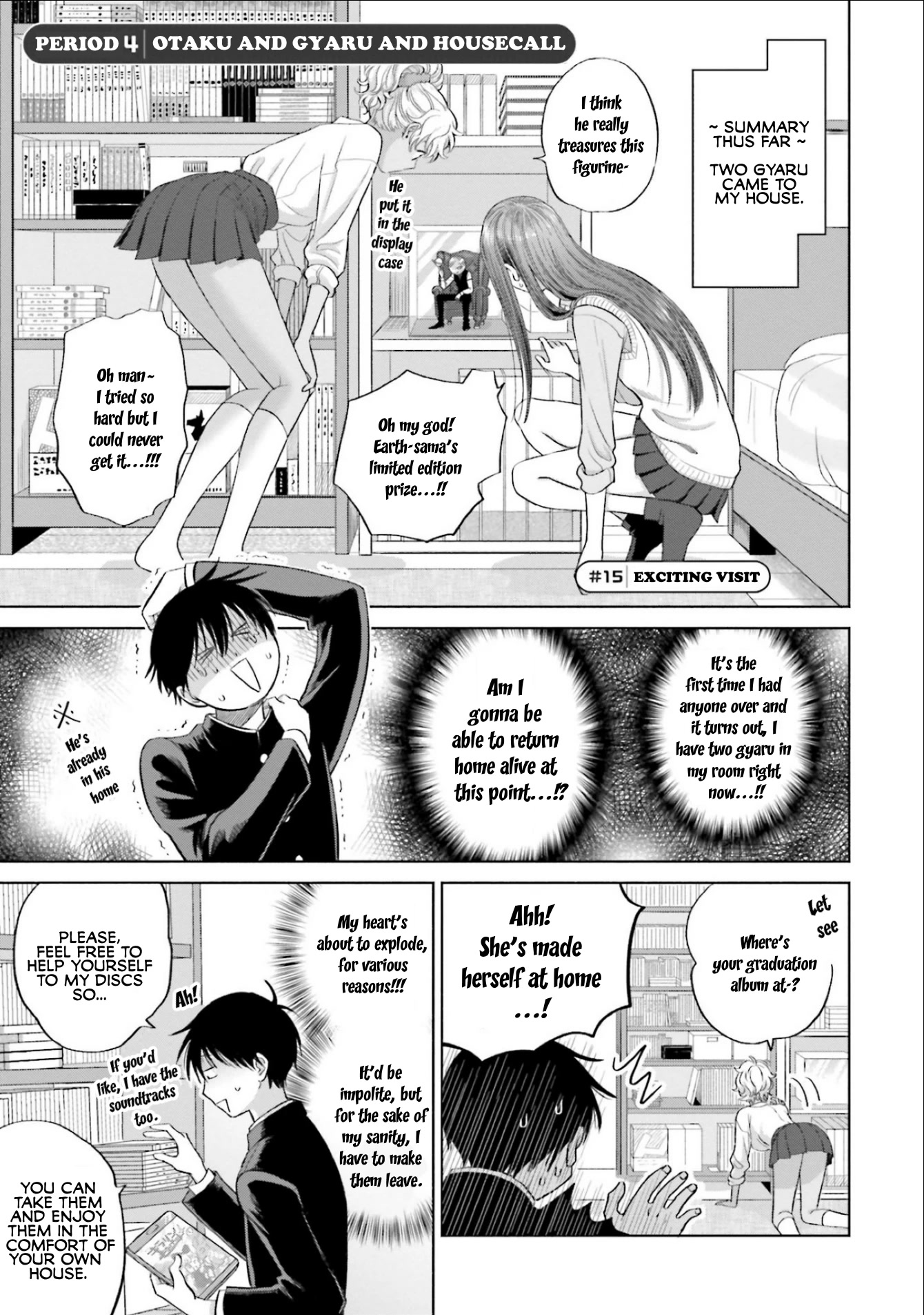 Gal Can’t Be Kind to Otaku!? Chapter 4 page 1 - Chapter 4: Otaku & Gyaru & Housecall