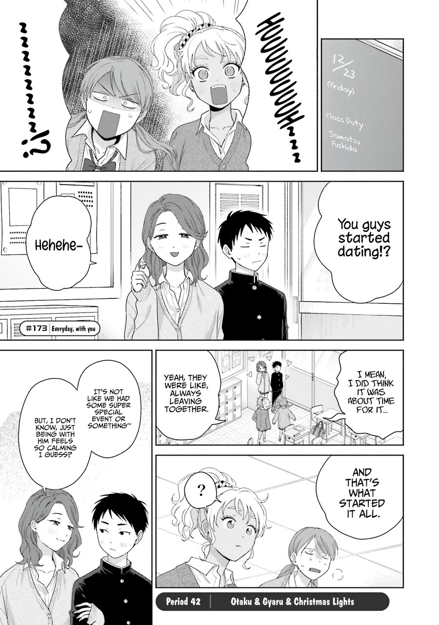 Gal Can’t Be Kind to Otaku!? Chapter 42 page 1 - Chapter 42: Otaku & Gyaru & Christmas Lights
