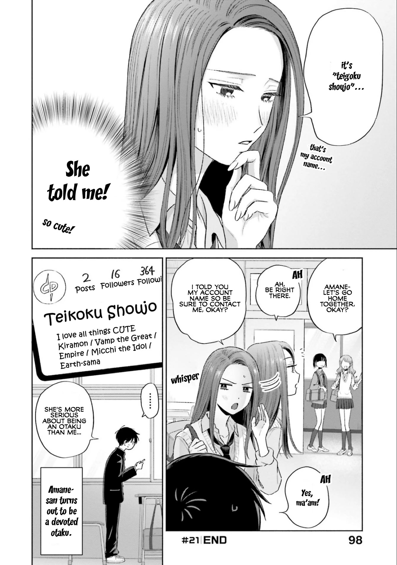 Gal Can’t Be Kind to Otaku!? Chapter 5 page 8 - Chapter 5: Otaku & Gyaru's Contact