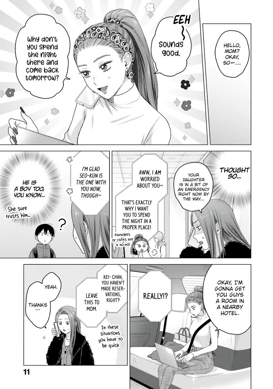 Gal Can’t Be Kind to Otaku!? Chapter 53 page 12 - Chapter 53: Otaku & Gyaru & Unexpected Overnight Stay?!