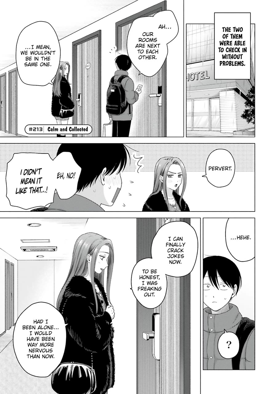 Gal Can’t Be Kind to Otaku!? Chapter 53 page 14 - Chapter 53: Otaku & Gyaru & Unexpected Overnight Stay?!