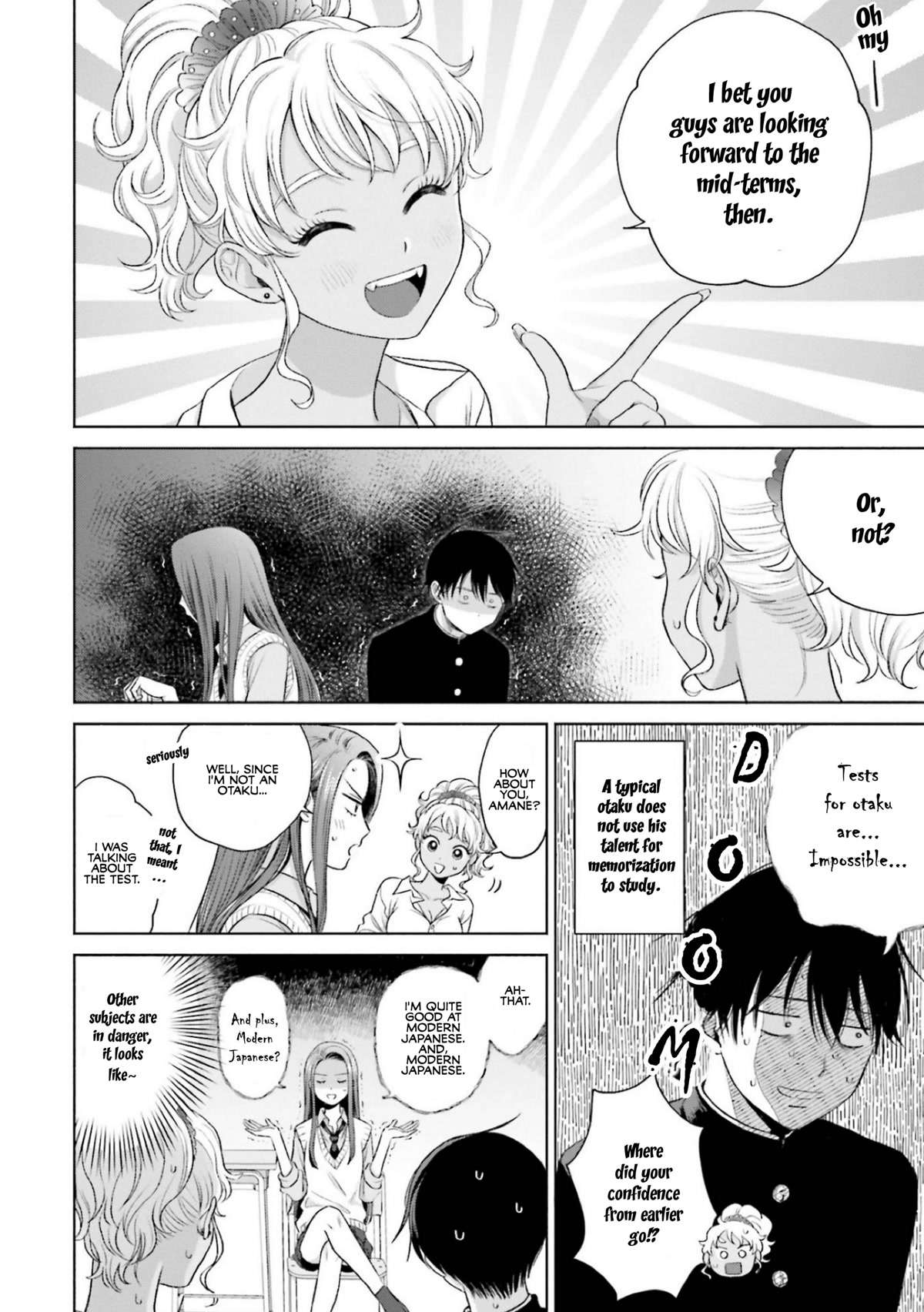 Gal Can’t Be Kind to Otaku!? Chapter 7 page 2 - Chapter 7: Otaku & Gyaru & Test