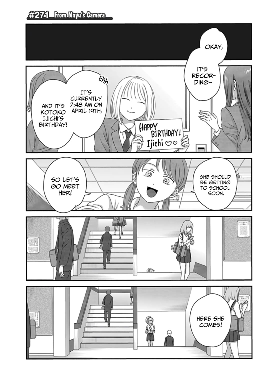 Gal Can’t Be Kind to Otaku!? Chapter 71 page 9 - Chapter 71: Otaku & Gyaru & Sunshine Gyaru Birthday