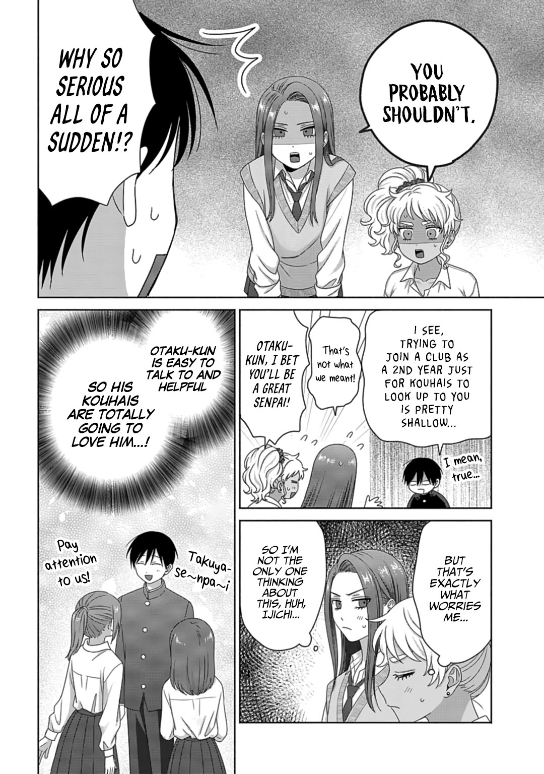Gal Can’t Be Kind to Otaku!? Chapter 73 page 12 - Chapter 73: Otaku & Gyaru & New Students