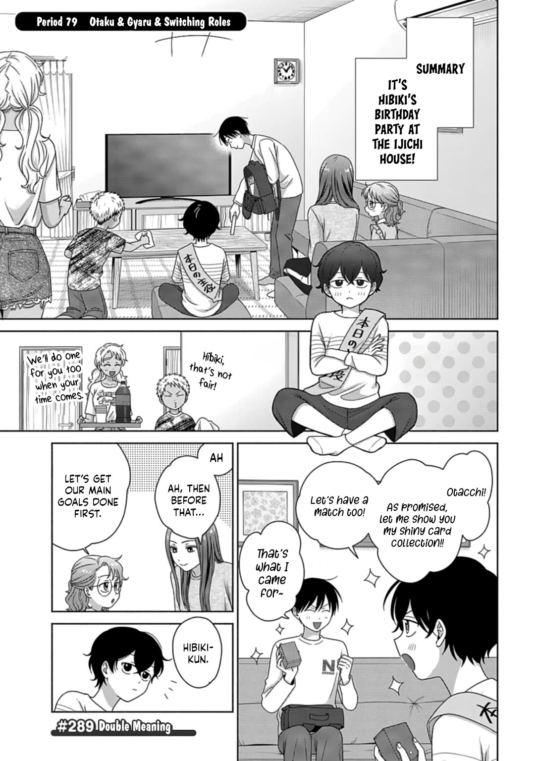 Gal Can’t Be Kind to Otaku!? Chapter 79 page 1 - Chapter 79: Otaku & Gyaru & Swapping Characters
