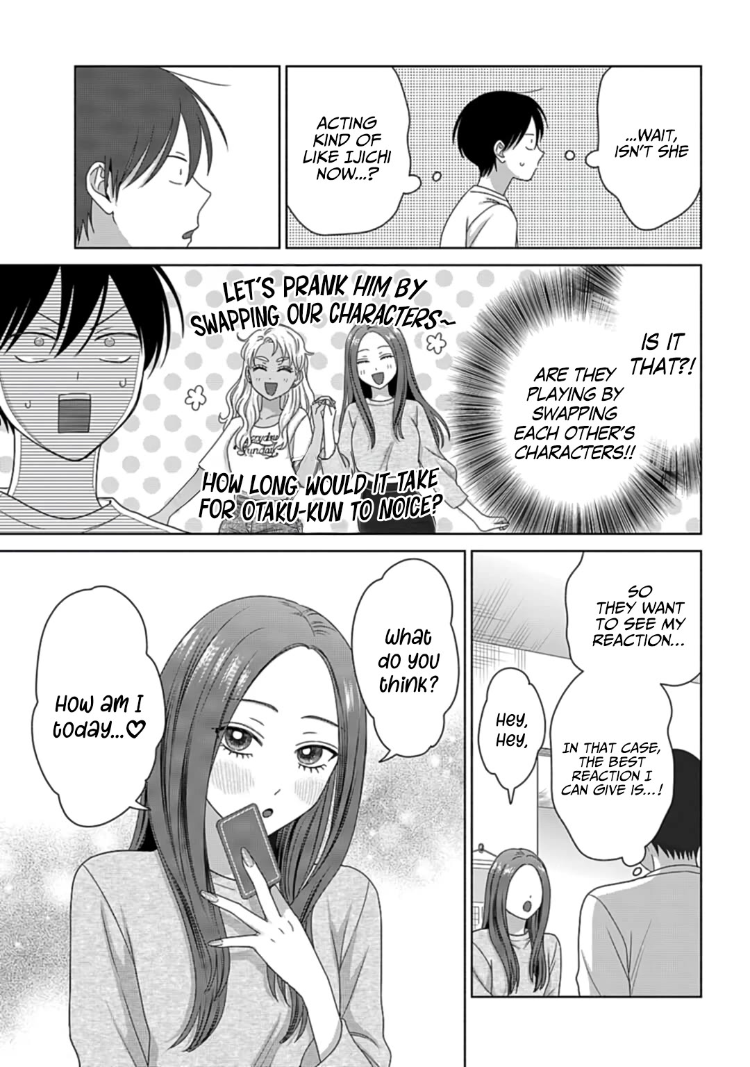 Gal Can’t Be Kind to Otaku!? Chapter 79 page 15 - Chapter 79: Otaku & Gyaru & Swapping Characters