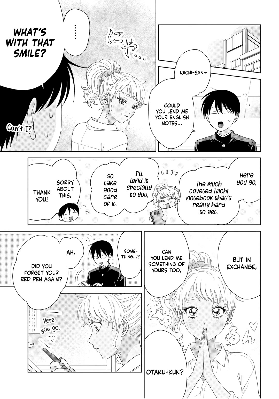Gal Can’t Be Kind to Otaku!? Chapter 90 page 12 - Chapter 90: Otaku & Gyaru & Battle for the Notebook