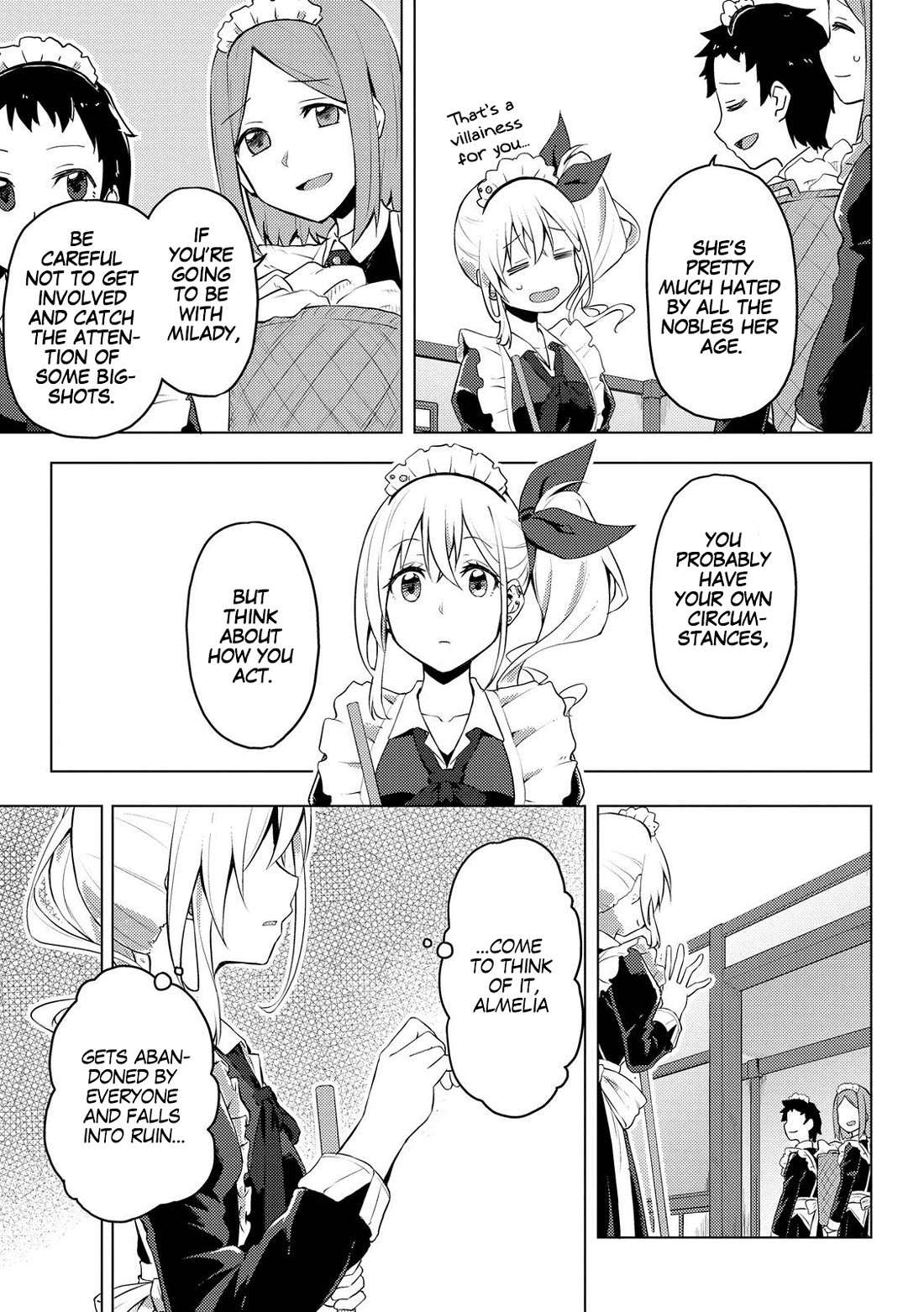 Gal Maid & Villainess: Only Milady's Happy End Will Win! Chapter 1 page 15 - Chapter 1: I Met Your Smile