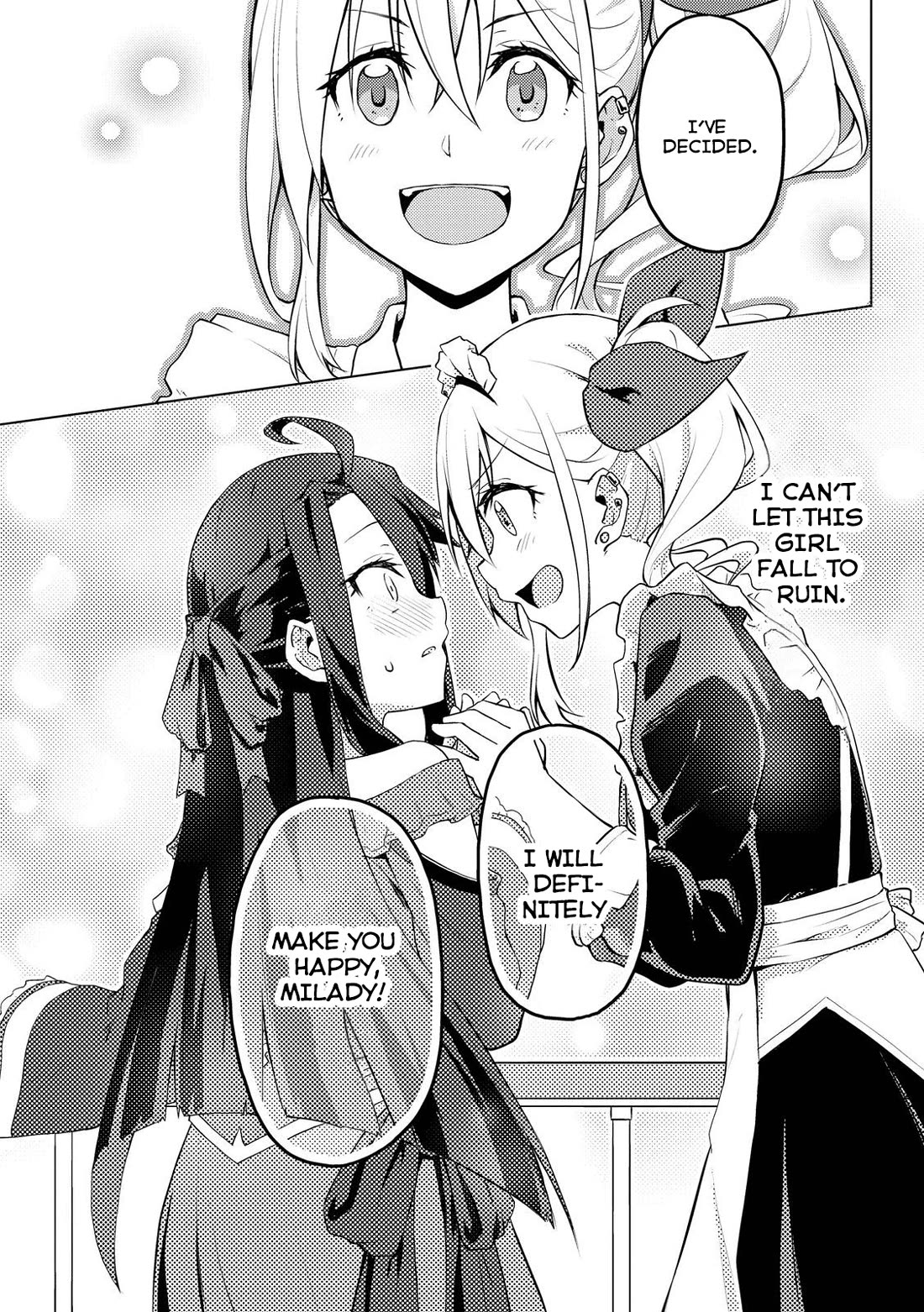 Gal Maid & Villainess: Only Milady's Happy End Will Win! Chapter 1 page 35 - Chapter 1: I Met Your Smile