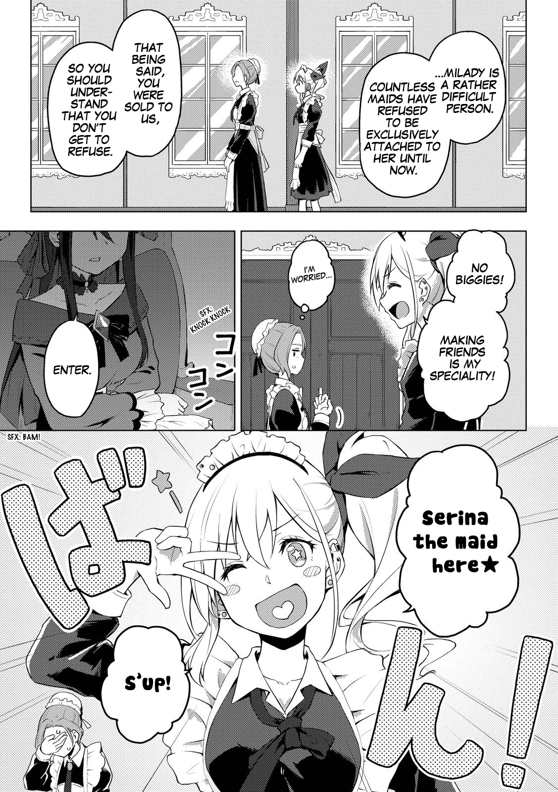 Gal Maid & Villainess: Only Milady's Happy End Will Win! Chapter 1 page 7 - Chapter 1: I Met Your Smile