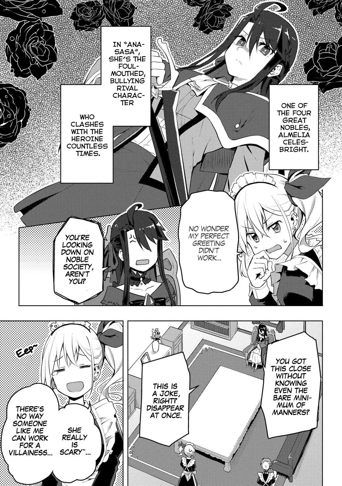 Gal Maid & Villainess: Only Milady's Happy End Will Win! Chapter 1 page 9 - Chapter 1: I Met Your Smile