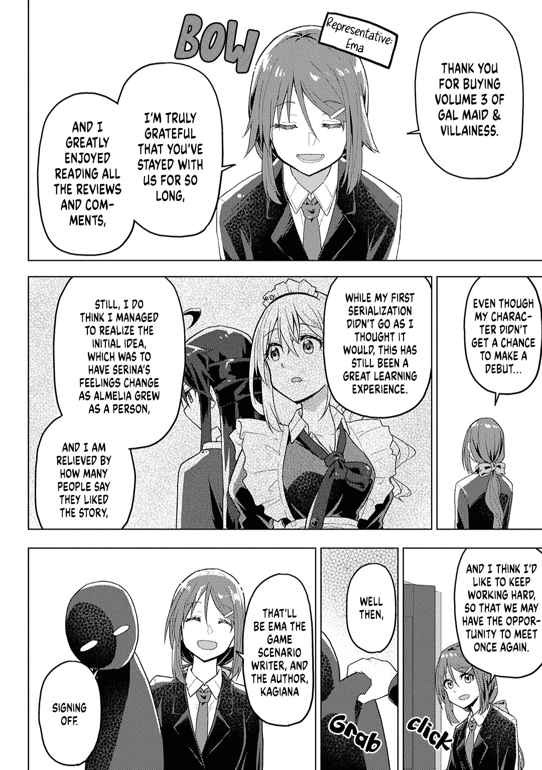 Gal Maid & Villainess: Only Milady's Happy End Will Win! Chapter 15.5 page 2 - Chapter 15.5: Volume 3 Extras