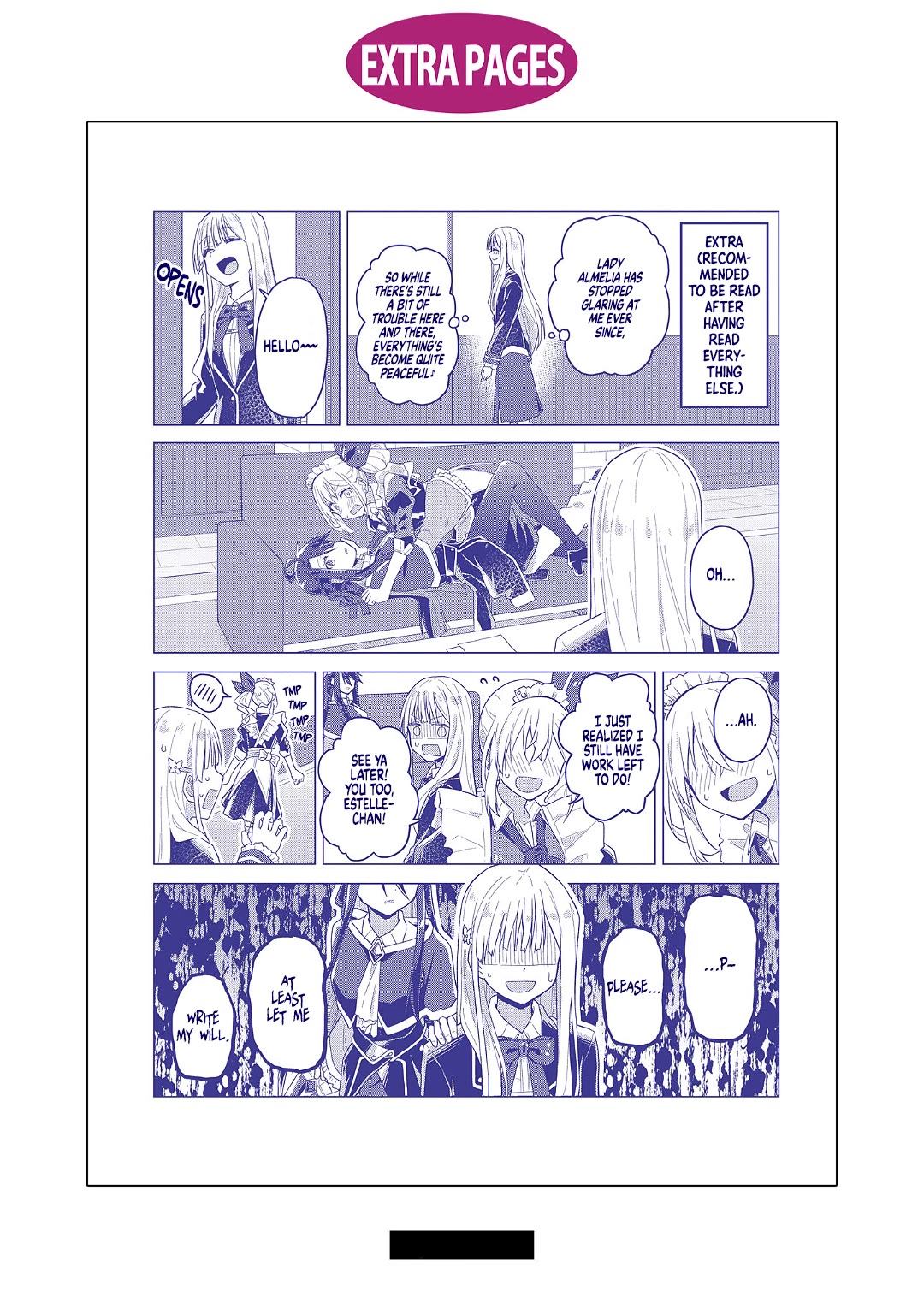 Gal Maid & Villainess: Only Milady's Happy End Will Win! Chapter 15.5 page 9 - Chapter 15.5: Volume 3 Extras