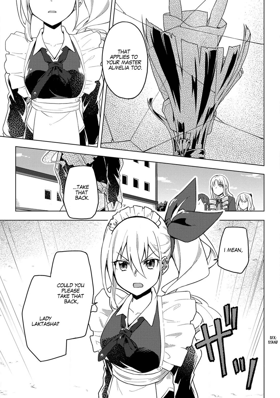 Gal Maid & Villainess: Only Milady's Happy End Will Win! Chapter 4 page 21 - Chapter 4: Even Background Maids Can Fight?
