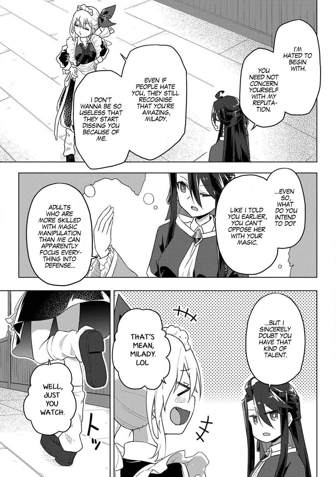 Gal Maid & Villainess: Only Milady's Happy End Will Win! Chapter 4 page 25 - Chapter 4: Even Background Maids Can Fight?