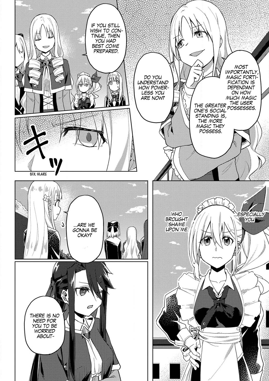 Gal Maid & Villainess: Only Milady's Happy End Will Win! Chapter 4 page 8 - Chapter 4: Even Background Maids Can Fight?