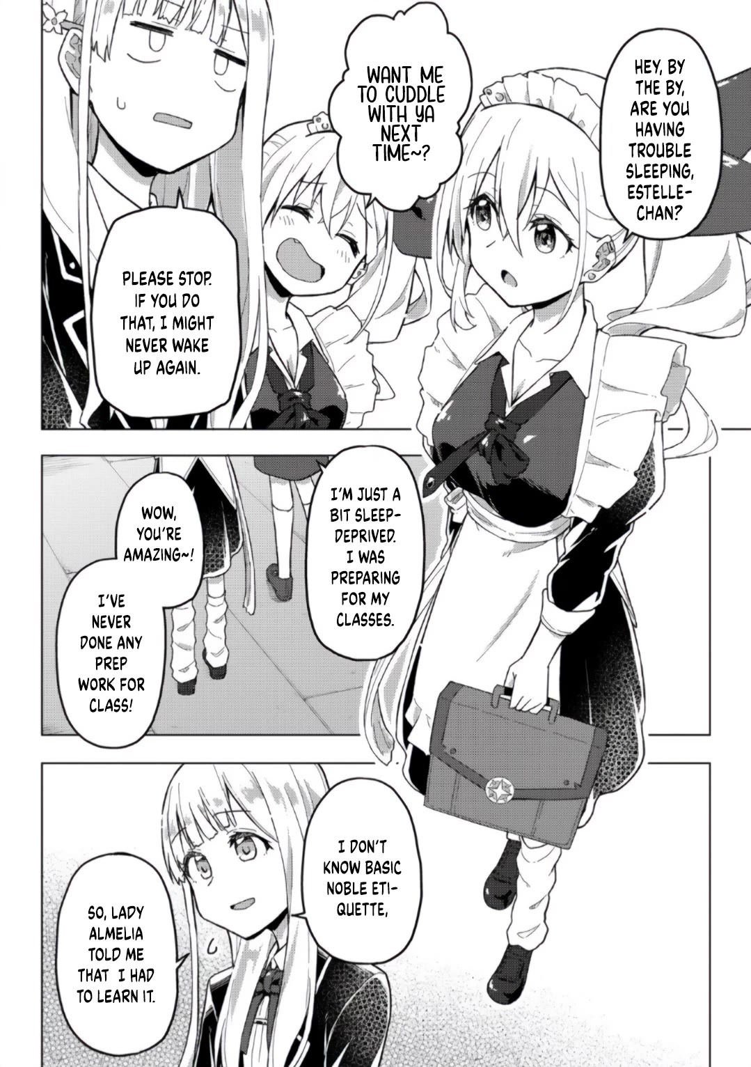 Gal Maid & Villainess: Only Milady's Happy End Will Win! Chapter 6 page 5 - Chapter 6: Estelle's School Life