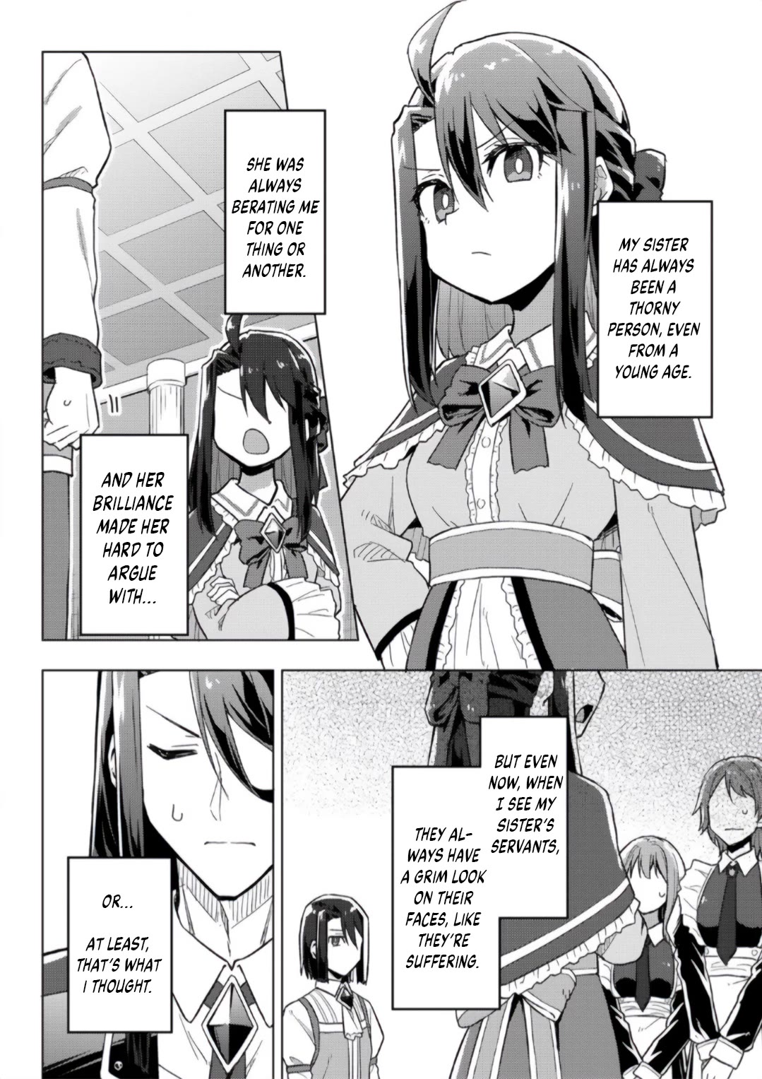 Gal Maid & Villainess: Only Milady's Happy End Will Win! Chapter 7 page 4 - Chapter 7: My Sister is the Villainess