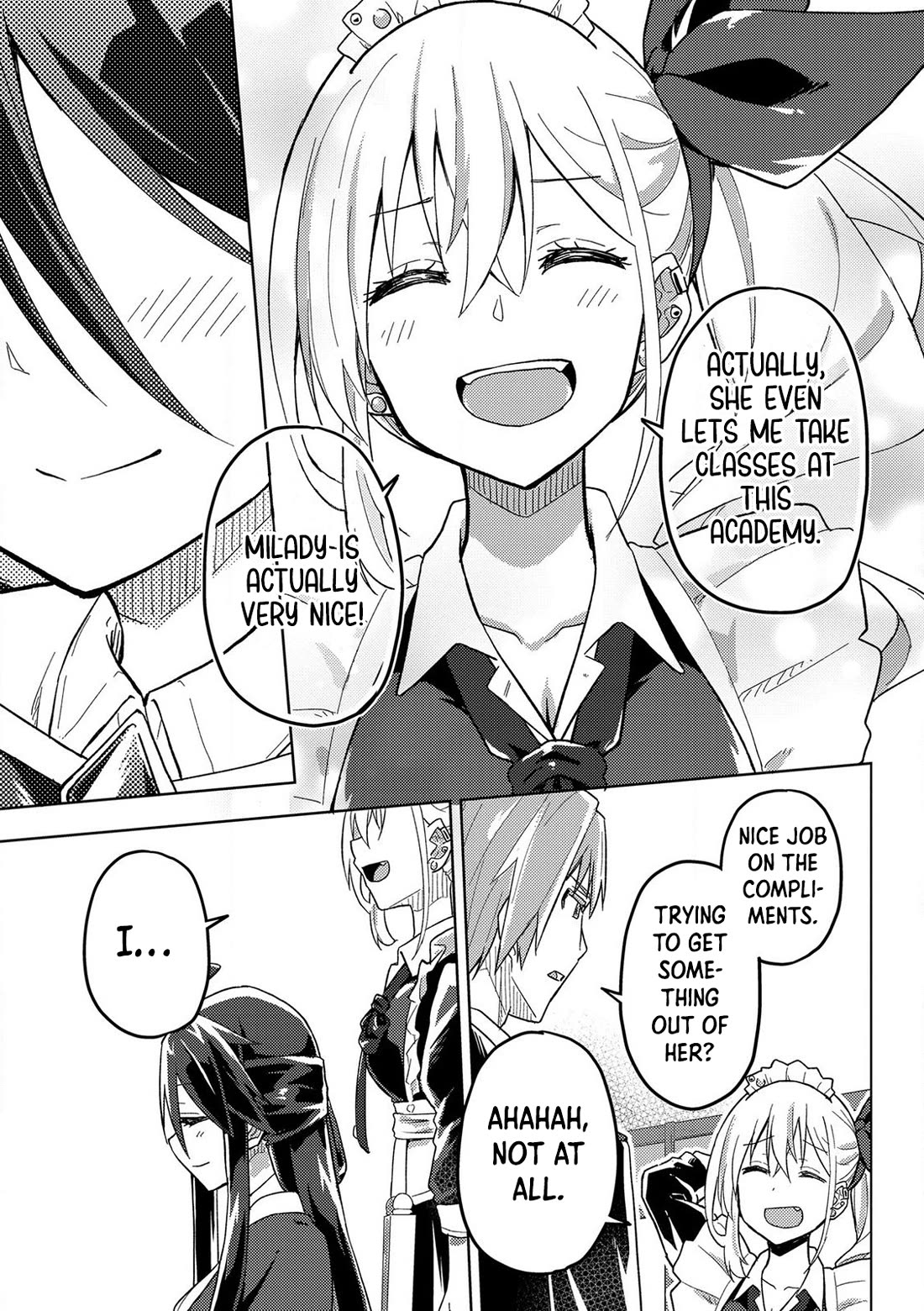 Gal Maid & Villainess: Only Milady's Happy End Will Win! Chapter 8 page 22 - Chapter 8: Conflicting Thoughts And Wishes