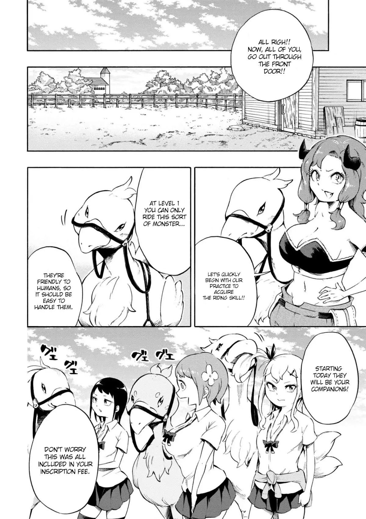 Gal Tensei - Isekai Seikatsu Maji Darui Chapter 10 page 10 - Chapter 10: Gyarus, learn the riding skill