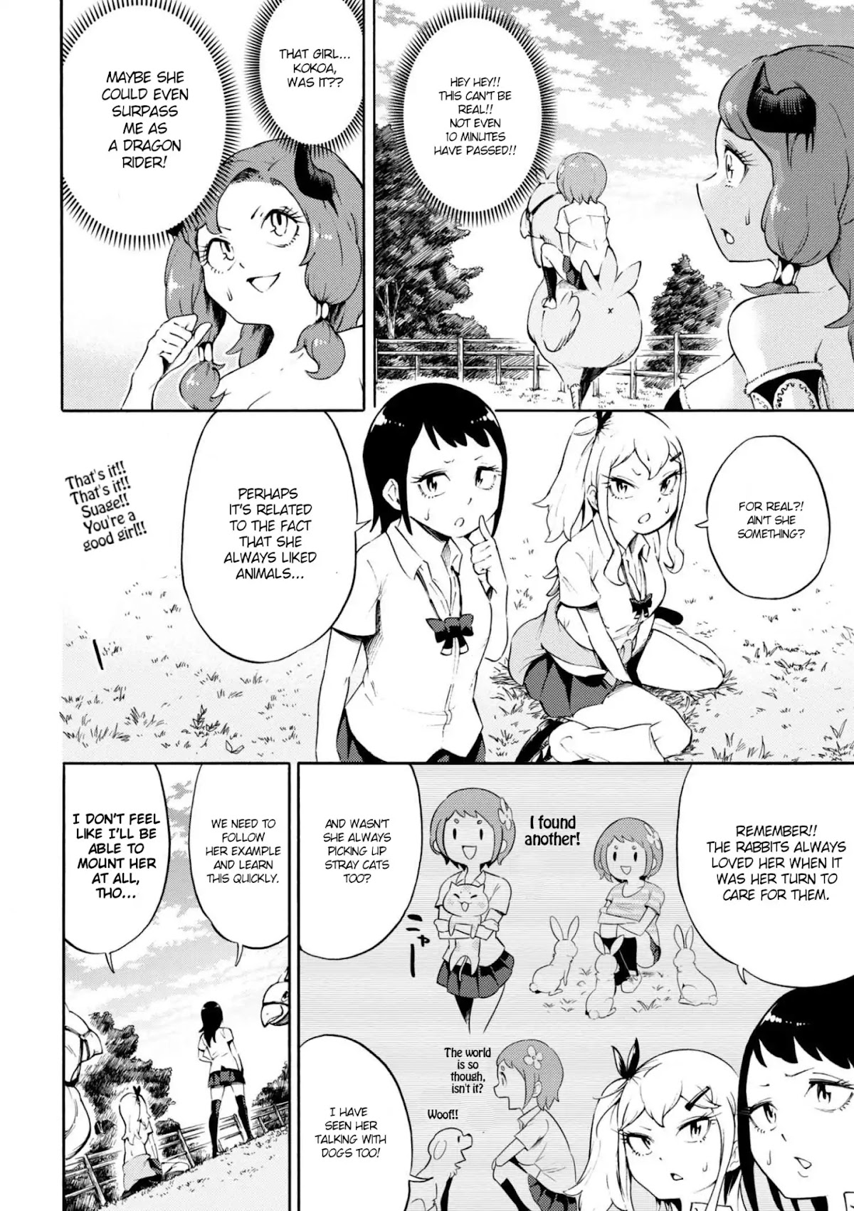 Gal Tensei - Isekai Seikatsu Maji Darui Chapter 10 page 14 - Chapter 10: Gyarus, learn the riding skill