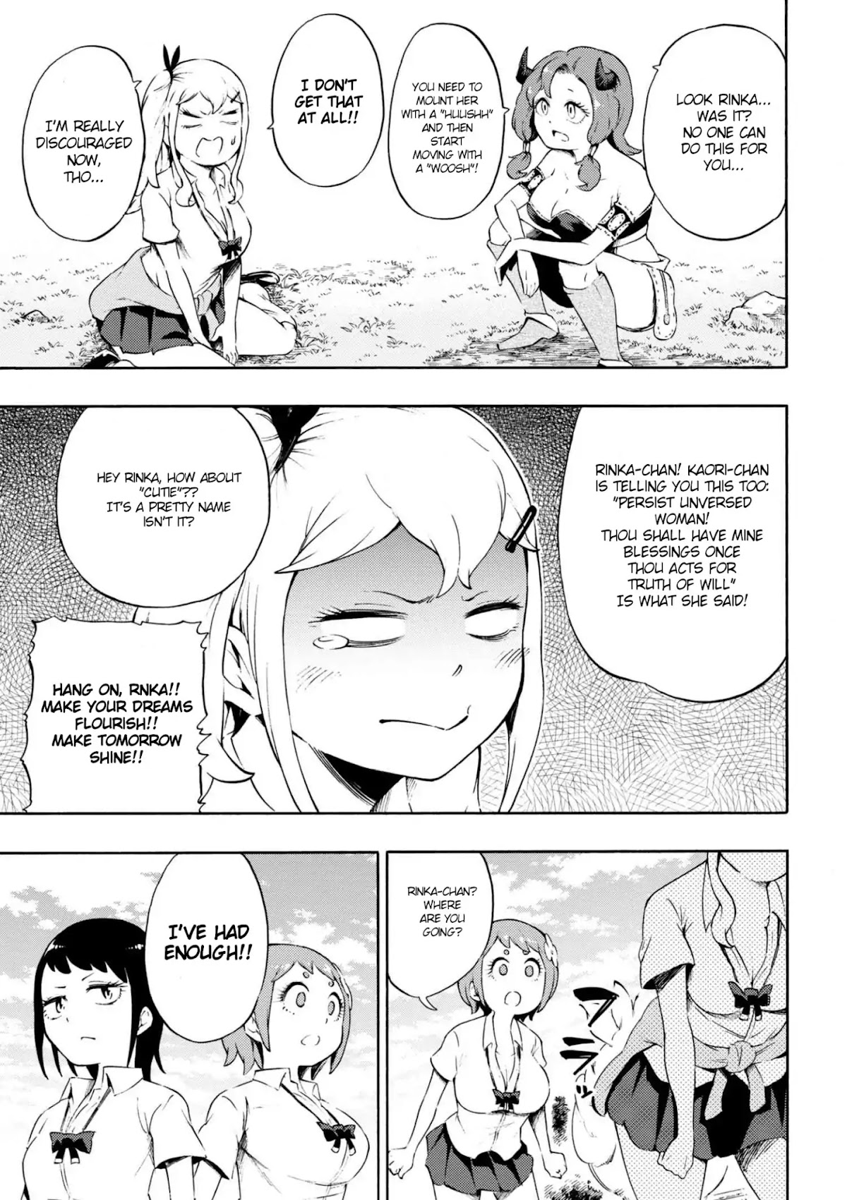 Gal Tensei - Isekai Seikatsu Maji Darui Chapter 10 page 17 - Chapter 10: Gyarus, learn the riding skill