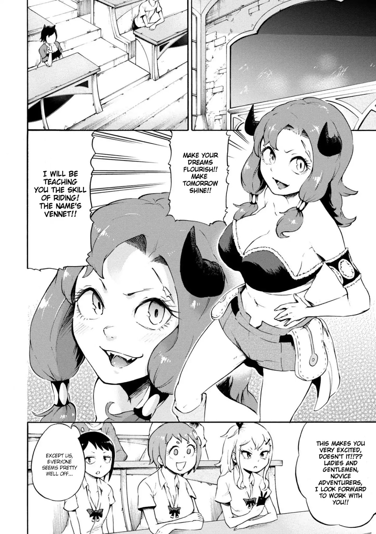 Gal Tensei - Isekai Seikatsu Maji Darui Chapter 10 page 6 - Chapter 10: Gyarus, learn the riding skill